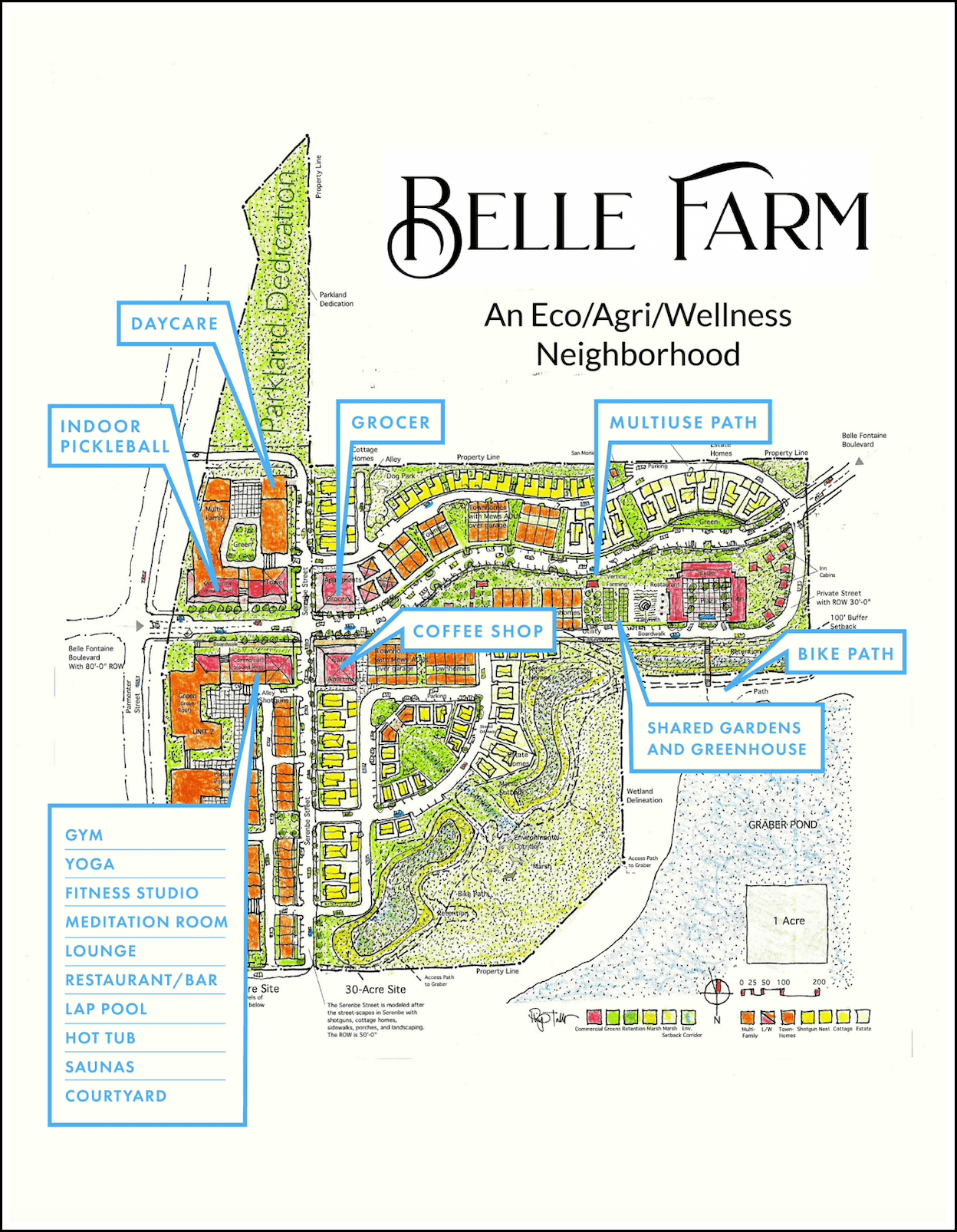 Belle Farm Neighborhood Map